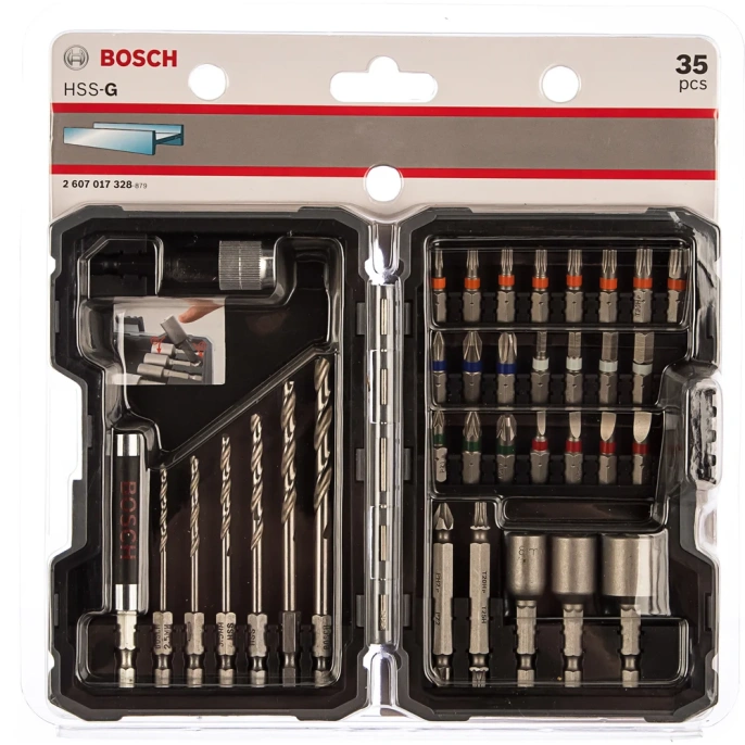 Набор бит и сверл по металлу 35 шт. Bosch 2607017328