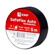 Изолента ПВХ 15мм (рул.5м) черн. SafeFlex Auto EKF plc-iz-sfau-bEKF