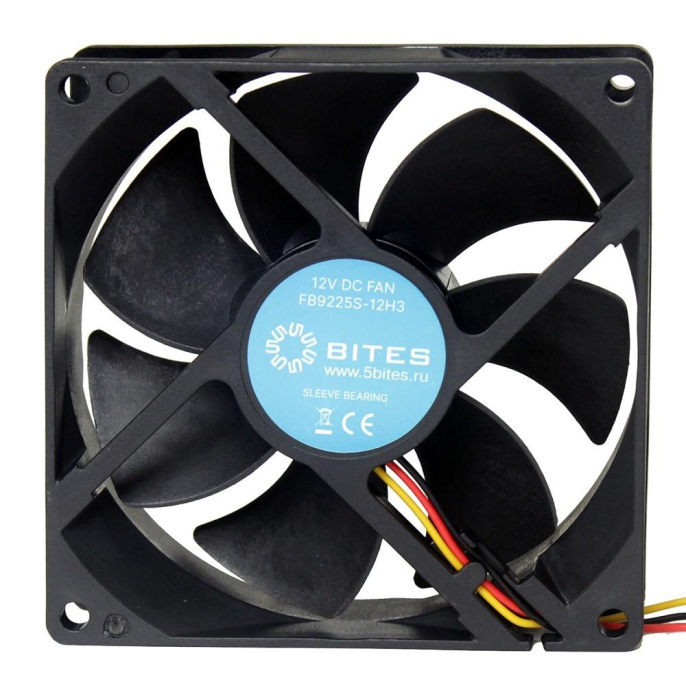 Вентилятор 5bites FB9225S-12H3 92X25 / SLEEVE / 2500RPM / 3P