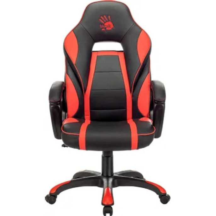 Кресло игровое A4Tech Bloody GC-350 черный/красный эко.кожа крестов. пластик черный 1392903