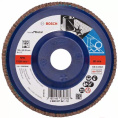 Шлифовальный круг Bosch K120 Best for Metal (2.608.607.341) (металл, зернистость 120, 1 в наборе, до 12250 об/мин, ширина/диаметр 125 мм, посадочный размер 22.23 мм)