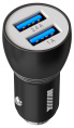 Автомобильное зар./устр. Wiiix UCC-2-17B 12W 2.4A+1A 2xUSB универсальное черный
