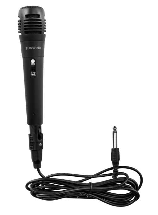 Музыкальный центр SunWind SW-MS50, 45Вт, с микрофоном, Bluetooth, FM, USB, SD/MMC, черный