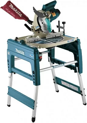 Makita LF 1000 Пила комбинированная торцовочная [LF 1000] {1650Вт,2700об\м,дискф260х30мм,рез-20\68х210\155мм,32кг,кор,стол,накл-45\0гр,повор-45\45гр}