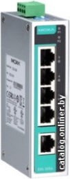 Промышленный неуправляемый коммутатор MOXA EDS-205A, 5 портов 10/100BaseT X , IP30, от -10 до 60°C, DIN-Rail