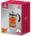 Френч-пресс Rondell Bond RDS-708, 0.6л, стальной