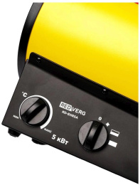 Электрическая тепловая пушка REDVERG RD-EHR5A/380,  5кВт, желтый