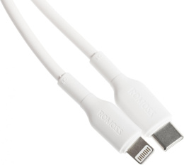 Кабель Romoss CB171,  Lightning (m) -  USB Type-C (m),  1м,  3A,  белый [6958377511794]