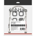 Патч-корд компьютерный экранированный FTP SUPRLAN 5e 4x2 26AWG 7x0.16mm Cu LSZH серый 0,5м 10-0715