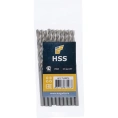 Сверло по металлу HSS твердосплавное 3.5мм (10шт.) цилиндрический хвостовик TORGWIN T539074