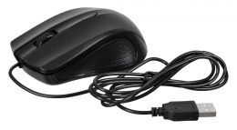 Мышь проводная Acer OMW010, оптическая, USB, 1200dpi, черный [zl.mceee.001]