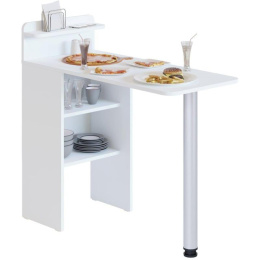 Стол для ноутбука Сокол СП-19, ЛДСП, белый