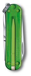 Нож перочинный Victorinox Classic SD Green Tea 0.6223.T41G 58мм 7функц. подар.коробка