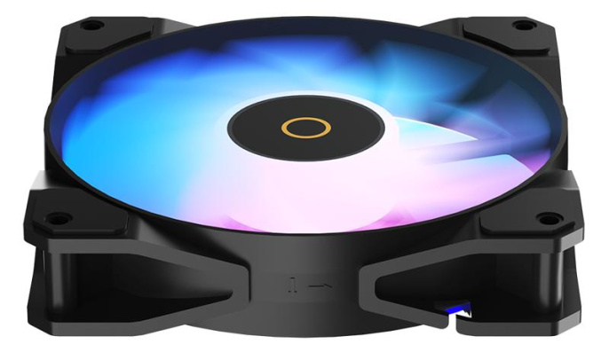 Вентилятор для корпуса Ocypus Beta F12 BK ARGB, 120x120x25mm, 3-PIN, 800-1600 RPM, 29 DBA MAX, HYDRO BEARING