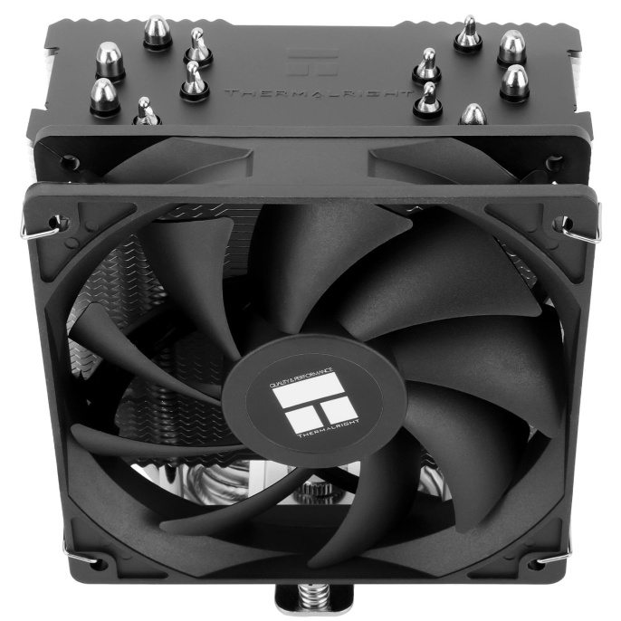 Кулер для процессора/ CPU Cooler Thermalright Burst Assassin 120 SE 4-pin PWM, 148mm, Al/Cu, 6x6mm, 1x120mm, 66.17CFM, 25.6dBA, 1550RPM, S: 1851/1700/1200/115X, AM5/AM4, silver, black (BA120-SE)