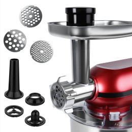 Кухонный комбайн RAGEX R101-600 9 в 1, 4.5 литра, 6 скоростей, 1500 Вт, красный