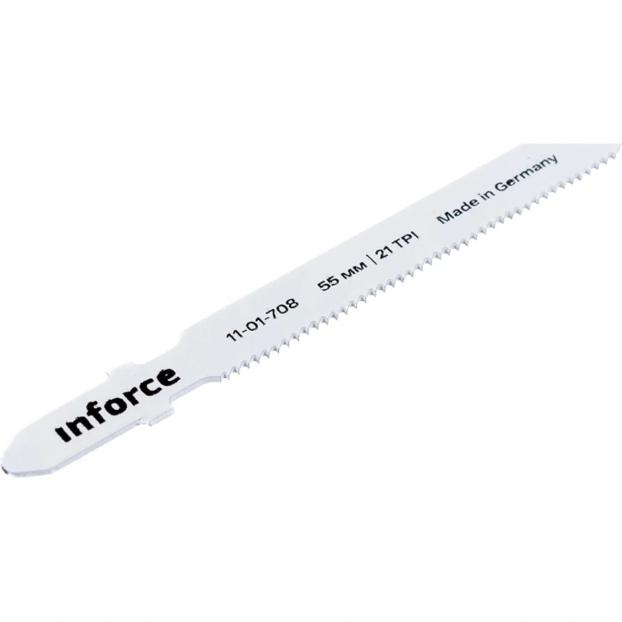 Пилки по металлу 5 шт, 55 мм для лобзика Inforce 11-01-708