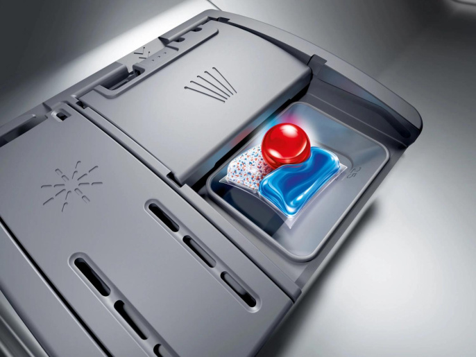Посудомоечная машина Bosch SMV24AX04E (встраиваемая, полноразмерная, загрузка на 12 комплектов посуды, электронное управление, 4 программы, сушка: с теплообменником, индикация на полу: луч)