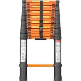 Телескопическая лестница ISMA алюминиевая бытовая 4.4м (15 ступ.)  ISMA-UP440(56900)