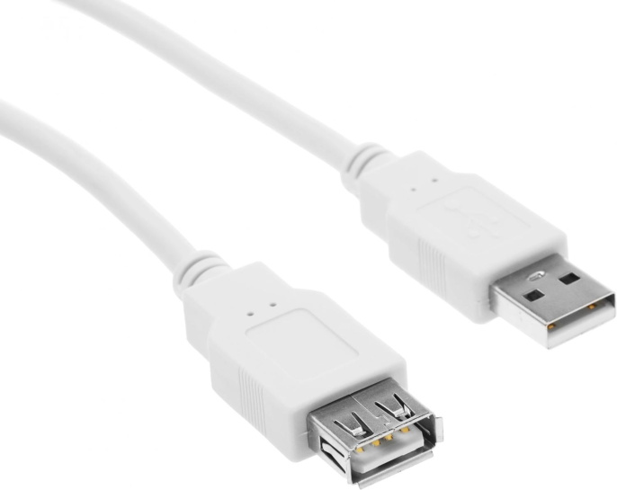 Кабель-удлинитель USB2.0 NingBo USB A(m) -  USB A(f),  ферритовый фильтр ,  1.8м [usb2.0-am/af-1.8m-mg]