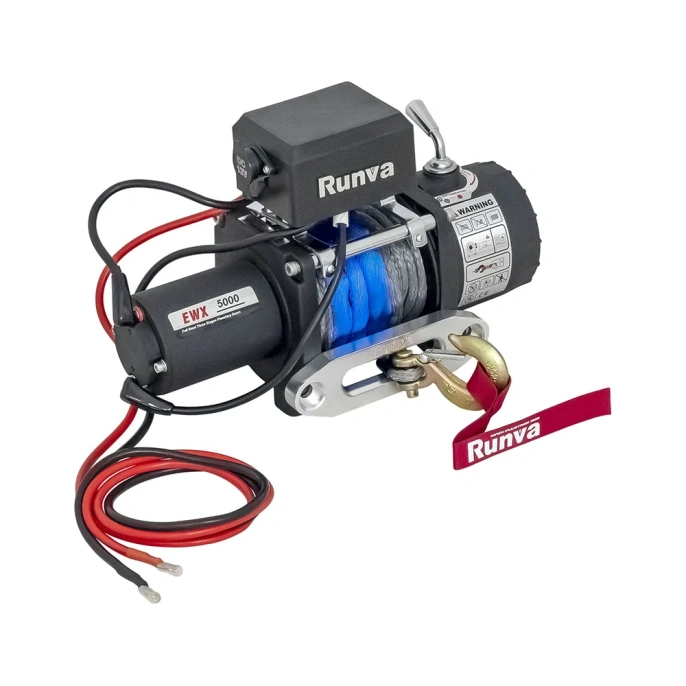 Автомобильная электрическая лебёдка RUNVA 12V EWX5000SR 2268 кг синтетический трос EWX5000SR