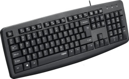 Клавиатура проводная RAPOO NK2600, цвет - черный 12558