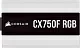 Блок питания Corsair ATX 750W CX750F white 80+ bronze 24+2x(4+4) pin APFC 120mm fan 8xSATA Cab Manag RTL