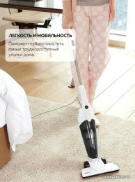 Вертикальный пылесос DEERMA DX118C Gray