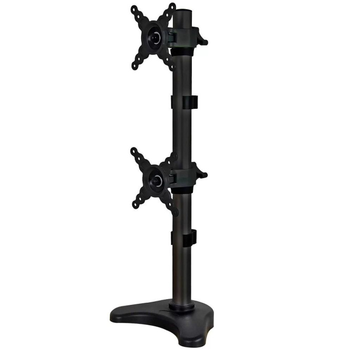 ONKRON D208E чёрный {Для мониторов диагональю 13"-34" Максимальная нагрузка: 2х8 кг 17.6 lbs VESA: 75x75, 100х100мм} (4262392440048)