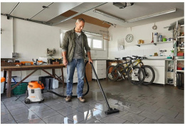 Строительный пылесос Stihl SE 33 1400Вт уборка: сухая/сбор воды оранжевый