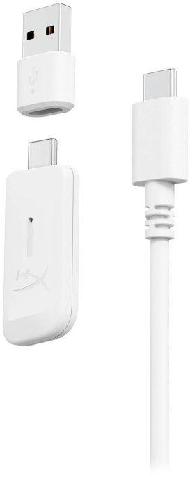 Наушники с микрофоном HyperX Cloud III S Wireless белый 0.5м мониторные BT оголовье AX6G1AA
