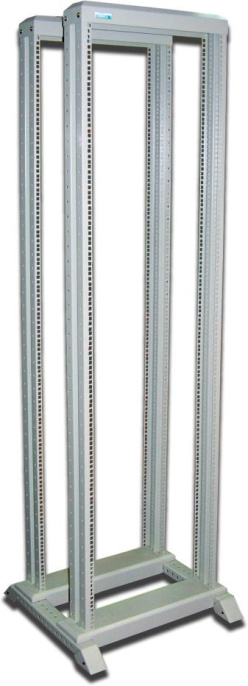 Стойка двухрамная Lanmaster TWT-RACK2-38U-6X6 38U 600ммX600мм 350кг серый