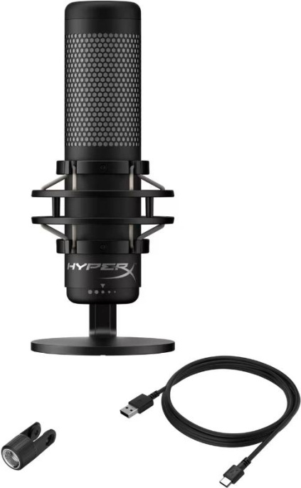 Микрофон HYPERX QuadCast 2,  черный [872v1aa]
