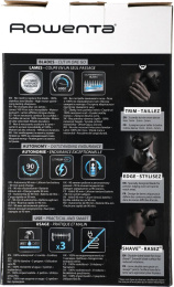 Триммер Rowenta Forever Sharp TN6010F5 черный/белый [1830007978]