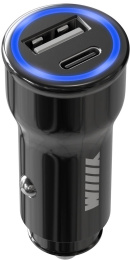 Автомобильное зар./устр. Wiiix UCC-5-2-01-QCPD-ANT 2.4A PD+QC черный