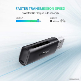 Кардридер UGREEN CM264 60722 USB3.0 Multifunction Card Reader.  Цвет: черный (60722_)