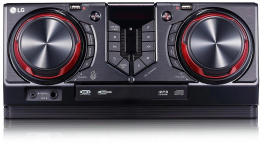 Минисистема LG XBoom CJ44 черный 480Вт FM USB BT