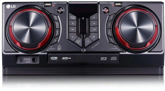 Минисистема LG XBoom CJ44 черный 480Вт FM USB BT