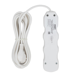 Сетевой фильтр СТАРТ С/УД-Ф S 3x5-ZV, белый, серия BASIC