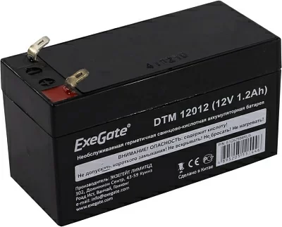 Аккумулятор Exegate DTM 12012 (12V 1.2Ah) EX282956RUS
