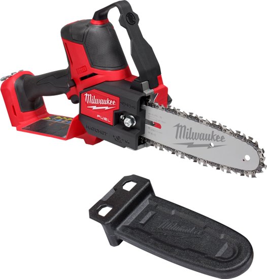 Цепная пила Milwaukee M18 FHS20-0 (4933480117) (аккумуляторная, 18 В, бесщеточный двигатель, длина шины: 20 см, скорость цепи: 5 м/с, шаг цепи: 3/8", поставляется без зарядного устройства)