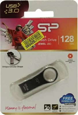 Накопитель Silicon Power Jewel J80 SP128GBUF3J80V1T USB3.0 Flash Drive 128Gb (RTL)