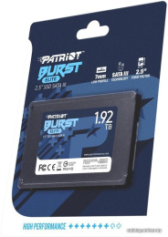 SSD накопитель Patriot Burst Elite PBE192TS25SSDR 1.92ТБ, 2.5", SATA III, SATA