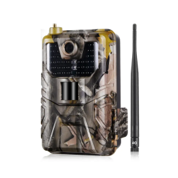 Фотоловушка Suntek HC-900LTE матрица: 5 Mega Pixels Color CMOS, поддержка карт памяти: MicroSD до 64GB, диагональ экрана: 2", обзор: 120 градусов, срабатывание: 0.5 с, разрешение видео: 1080P/720P/WVGA/VGA, IP65