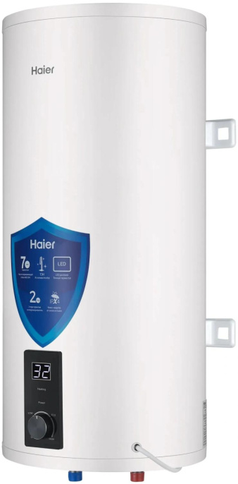 Водонагреватель Haier ES30V-R1 INOX 2кВт 30л электрический настенный/белый (GA0UMJE00RU)