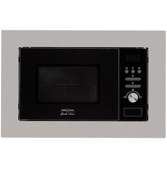 Встраиваемая микроволновая печь Krona Argento 60 IX, 20л, 800Вт, нержавеющая сталь [00026373]