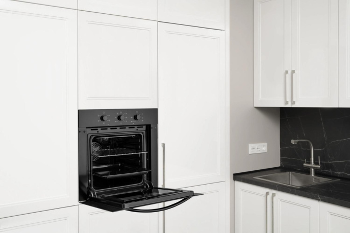 Духовой шкаф Электрический Weissgauff EOV 186 LB черный  Акция