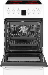 Электрическая плита WEISSGAUFF WES 2V16 WE Premium Line,  стеклокерамика,  электрическая,  без крышки,  белый [432832]