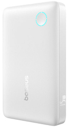 Внешний аккумулятор Baseus P1008210C213-00 EnerFill FP11 10000mAh 15W Moon White Includes Simple Type-C to Type-C Cable 20V/3A 30cm PPAP-1015-2