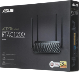 Роутер беспроводной Asus RT-AC1200 V2 (RT-AC1200) AC1200 10/100BASE-TX черный